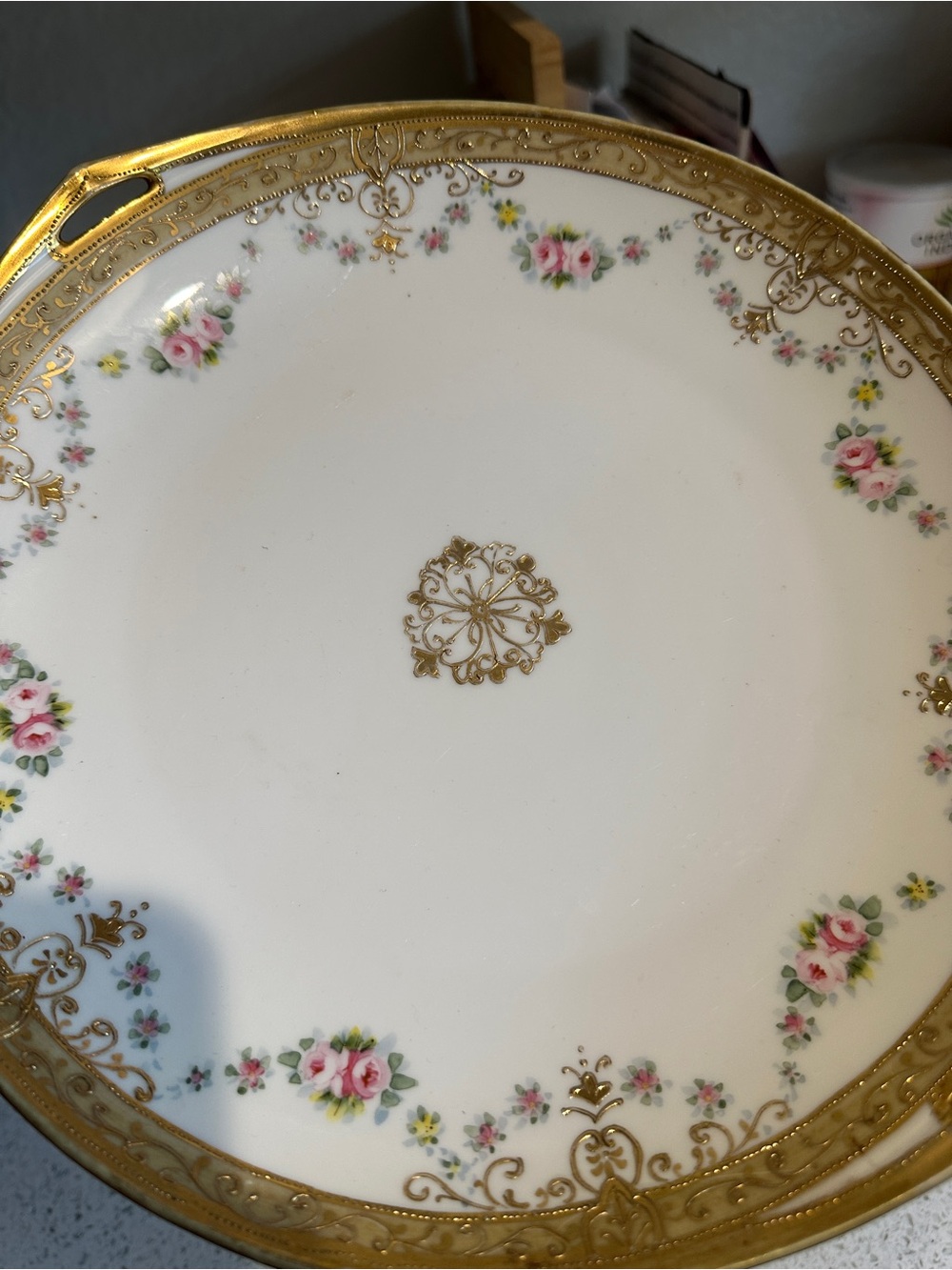 Vintage hand painted serving dish/bowl- Nippon